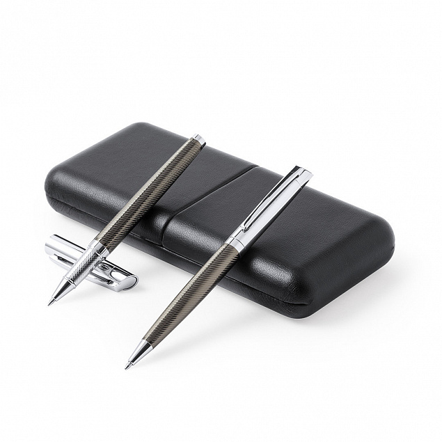 Набор Hugo Boss (шариковая ручка, брелок для ключей и динамик) с логотипом в Балашихе заказать по выгодной цене в кибермаркете AvroraStore