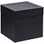 Коробка Cube M, черная с логотипом в Балашихе заказать по выгодной цене в кибермаркете AvroraStore