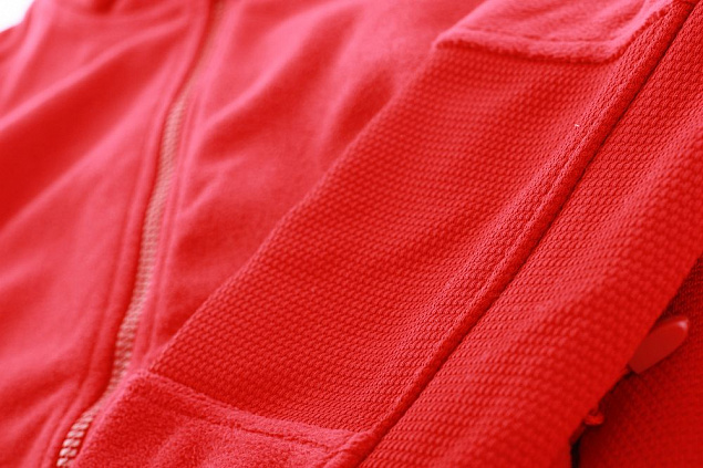 Куртка флисовая женская SARASOTA, красная с логотипом в Балашихе заказать по выгодной цене в кибермаркете AvroraStore