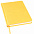Ежедневник недатированный Bliss, А5,  желтый, белый блок, без обреза с логотипом в Балашихе заказать по выгодной цене в кибермаркете AvroraStore
