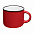 Кружка Dacha, малая, красная с логотипом в Балашихе заказать по выгодной цене в кибермаркете AvroraStore