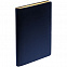 Ежедневник Nebraska Flex, недатированный, синий с золотистым с логотипом в Балашихе заказать по выгодной цене в кибермаркете AvroraStore