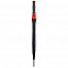 Зонт-трость Jenna, черный с красным с логотипом в Балашихе заказать по выгодной цене в кибермаркете AvroraStore
