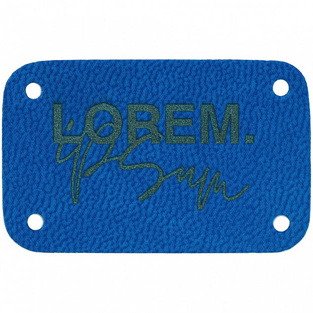 Лейбл Latte, S, синий с логотипом в Балашихе заказать по выгодной цене в кибермаркете AvroraStore