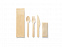 Набор деревянных столовых приборов «SUYA» с логотипом в Балашихе заказать по выгодной цене в кибермаркете AvroraStore