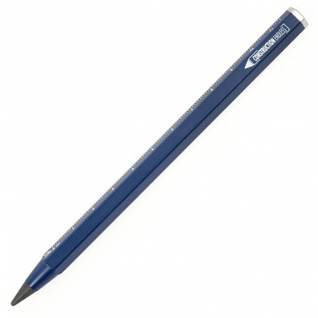 Вечный карандаш Construction Endless, темно-синий с логотипом в Балашихе заказать по выгодной цене в кибермаркете AvroraStore