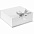 Коробка на лентах Tie Up, малая, белая с логотипом в Балашихе заказать по выгодной цене в кибермаркете AvroraStore