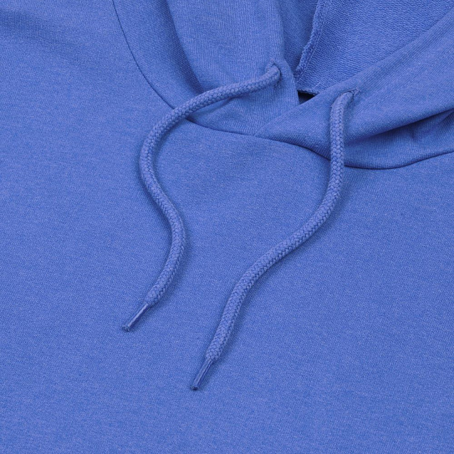 Толстовка с капюшоном унисекс Hoodie, ярко-синий меланж с логотипом в Балашихе заказать по выгодной цене в кибермаркете AvroraStore