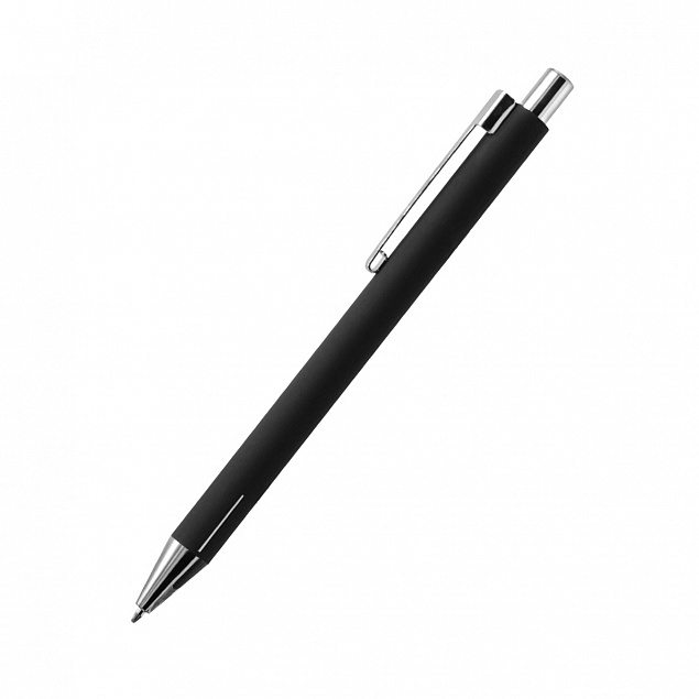 Ручка металлическая Elegant Soft - Черный AA с логотипом в Балашихе заказать по выгодной цене в кибермаркете AvroraStore