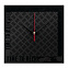 Часы настенные стеклянные Hard Work Black с логотипом в Балашихе заказать по выгодной цене в кибермаркете AvroraStore