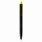 Черная ручка X3 Smooth Touch, желтый с логотипом в Балашихе заказать по выгодной цене в кибермаркете AvroraStore