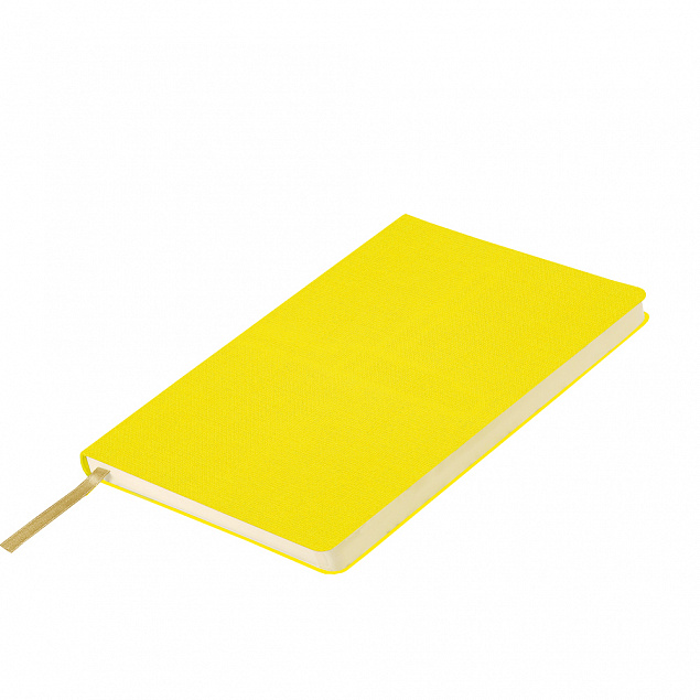 Ежедневник недатированный, Portobello Trend NEW, Flax City, 145х210, 224 стр, желтый с логотипом в Балашихе заказать по выгодной цене в кибермаркете AvroraStore