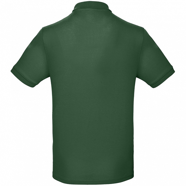 Рубашка поло мужская Inspire, темно-зеленая с логотипом в Балашихе заказать по выгодной цене в кибермаркете AvroraStore