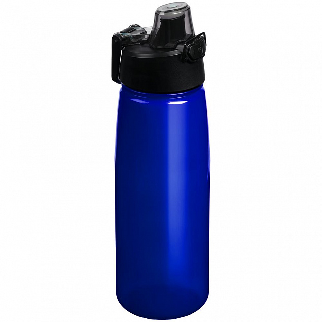 Спортивная бутылка Rally, синяя с логотипом в Балашихе заказать по выгодной цене в кибермаркете AvroraStore