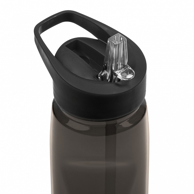 Спортивная бутылка Start, черная с логотипом в Балашихе заказать по выгодной цене в кибермаркете AvroraStore