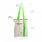 Шоппер Superbag с ремувкой 4sb (неокрашенный с салатовым) с логотипом в Балашихе заказать по выгодной цене в кибермаркете AvroraStore