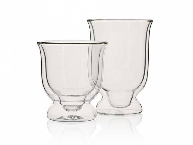 Набор стаканов из двойного стекла THERMOS, 200мл с логотипом в Балашихе заказать по выгодной цене в кибермаркете AvroraStore