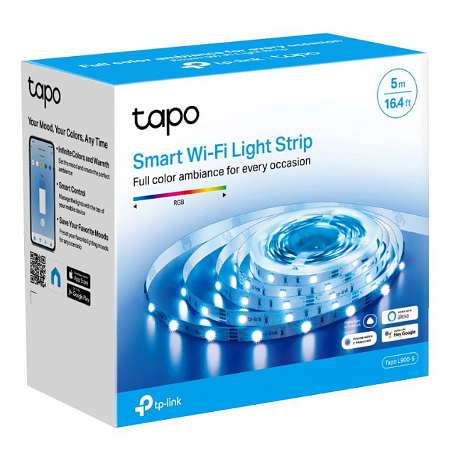 Умная светодиодная лента Tapo L900-5 с логотипом в Балашихе заказать по выгодной цене в кибермаркете AvroraStore