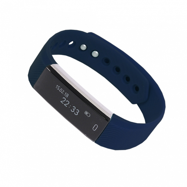 Смарт браслет ("умный браслет") Portobello Trend, Only, электронный дисплей, браслет-силикон, 240x16x10 мм, синий с логотипом в Балашихе заказать по выгодной цене в кибермаркете AvroraStore