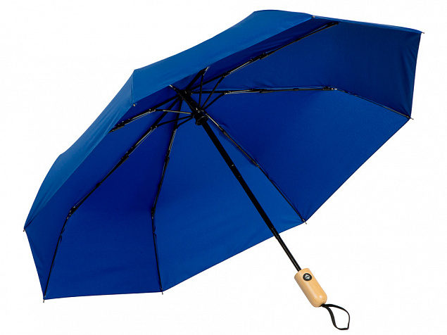 Зонт скланой «Lumet» с куполом из переработанного пластика, автомат с логотипом в Балашихе заказать по выгодной цене в кибермаркете AvroraStore