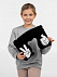 Надувная подушка под шею в чехле Victory, черная с логотипом в Балашихе заказать по выгодной цене в кибермаркете AvroraStore