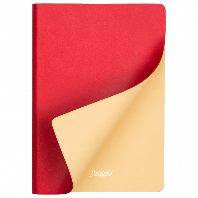 Ежедневник Portobello Trend, Latte, недатированный, красный/бежевый с логотипом в Балашихе заказать по выгодной цене в кибермаркете AvroraStore