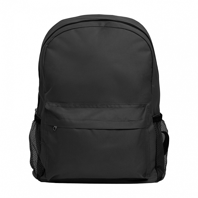 Рюкзак DISCO, черный, 40 x 29 x11 см, 100% полиэстер 600D с логотипом в Балашихе заказать по выгодной цене в кибермаркете AvroraStore