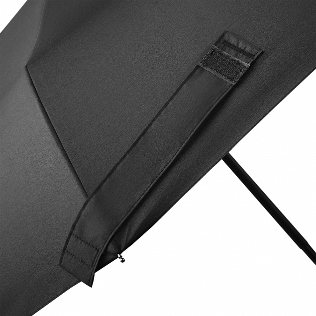 Зонт складной Levante, черный с логотипом в Балашихе заказать по выгодной цене в кибермаркете AvroraStore