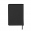 Ежедневник недатированный Duncan, А5,  черный, белый блок с логотипом в Балашихе заказать по выгодной цене в кибермаркете AvroraStore