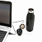 Вакуумная бутылка Swiss Peak с миниатюрными беспроводными наушниками    с логотипом в Балашихе заказать по выгодной цене в кибермаркете AvroraStore