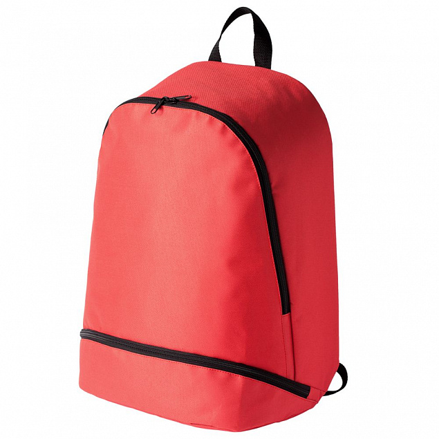 Рюкзак спортивный Unit Athletic, красный с логотипом в Балашихе заказать по выгодной цене в кибермаркете AvroraStore