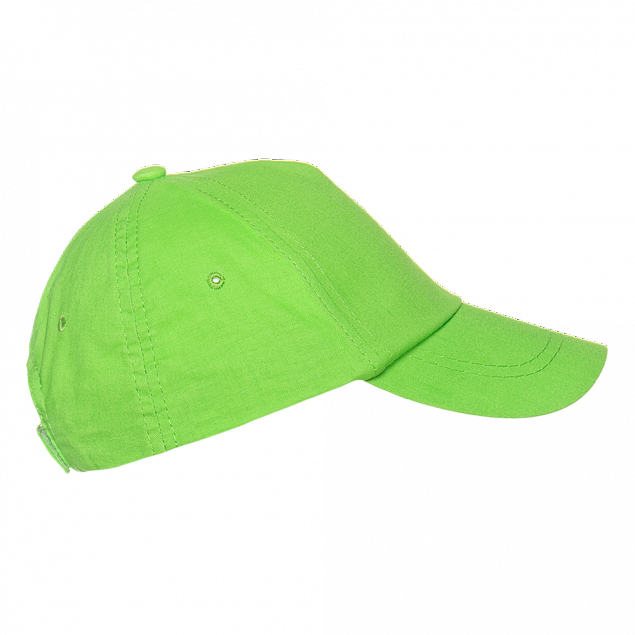 Бейсболка детская 10JU Ярко-зелёный с логотипом в Балашихе заказать по выгодной цене в кибермаркете AvroraStore