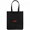 Холщовая сумка «100% Новый год», черная с логотипом в Балашихе заказать по выгодной цене в кибермаркете AvroraStore