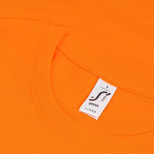 Футболка IMPERIAL 190, оранжевая с логотипом в Балашихе заказать по выгодной цене в кибермаркете AvroraStore