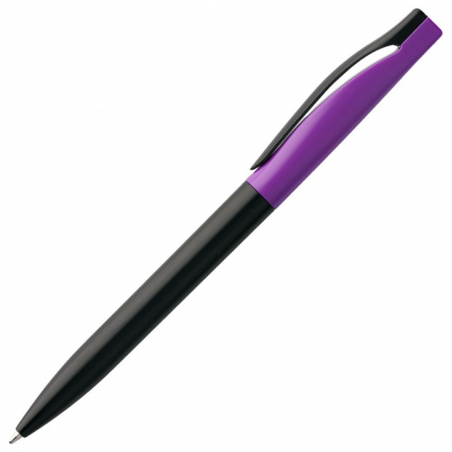 Ручка шариковая Pin Special, черно-оранжевая с логотипом в Балашихе заказать по выгодной цене в кибермаркете AvroraStore
