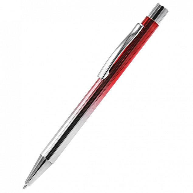Ручка металлическая Синергия - Красный PP с логотипом в Балашихе заказать по выгодной цене в кибермаркете AvroraStore