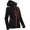 Куртка-трансформер женская Matrix, черная с красным с логотипом в Балашихе заказать по выгодной цене в кибермаркете AvroraStore