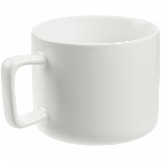 Чашка Jumbo, матовая, белая с логотипом в Балашихе заказать по выгодной цене в кибермаркете AvroraStore