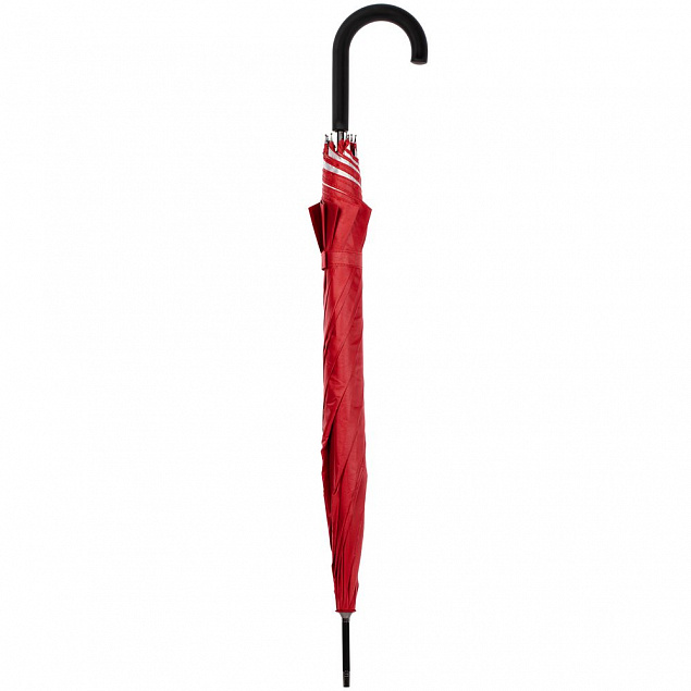 Зонт-трость Silverine, красный с логотипом в Балашихе заказать по выгодной цене в кибермаркете AvroraStore
