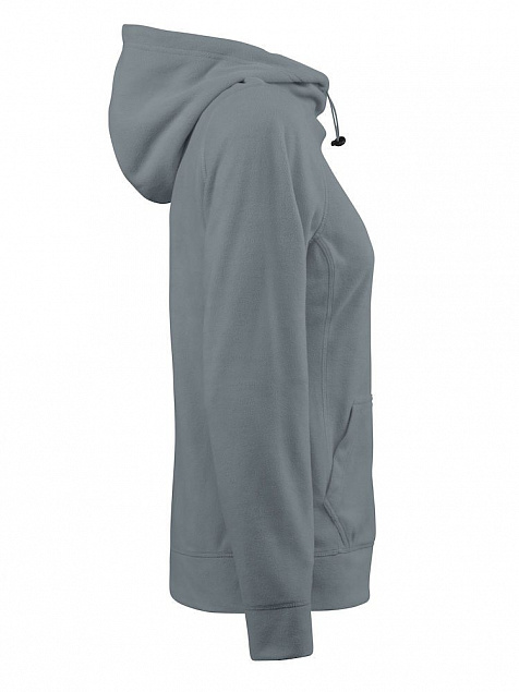 Толстовка флисовая женская Switch серая с логотипом в Балашихе заказать по выгодной цене в кибермаркете AvroraStore