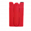 Держатель карт на телефоне Skat, красный с логотипом в Балашихе заказать по выгодной цене в кибермаркете AvroraStore