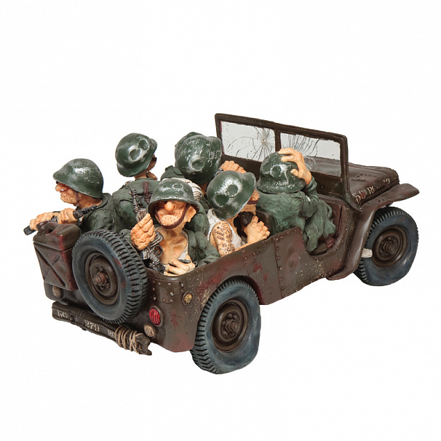 Скульптура "Военный патруль" с логотипом в Балашихе заказать по выгодной цене в кибермаркете AvroraStore
