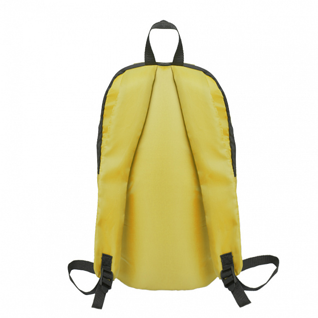 Рюкзак Rush, жёлтый, 40 x 24 см, 100% полиэстер 600D с логотипом в Балашихе заказать по выгодной цене в кибермаркете AvroraStore