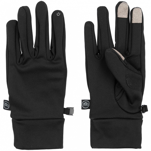 Перчатки Knitted Touch, черные с логотипом в Балашихе заказать по выгодной цене в кибермаркете AvroraStore