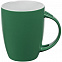 Кружка с ложкой Cheer Up ver.2, зеленая с логотипом в Балашихе заказать по выгодной цене в кибермаркете AvroraStore