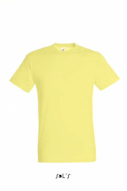 Фуфайка (футболка) REGENT мужская,Бледно-желтый L с логотипом в Балашихе заказать по выгодной цене в кибермаркете AvroraStore