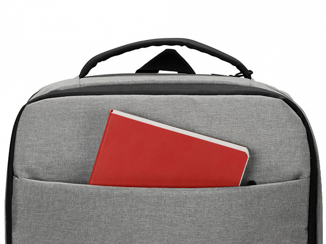 Рюкзак Slender  для ноутбука 15.6'', светло-серый с логотипом в Балашихе заказать по выгодной цене в кибермаркете AvroraStore
