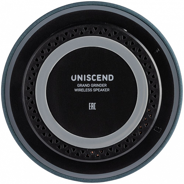 Беспроводная колонка Uniscend Grand Grinder, серо-синяя с логотипом в Балашихе заказать по выгодной цене в кибермаркете AvroraStore