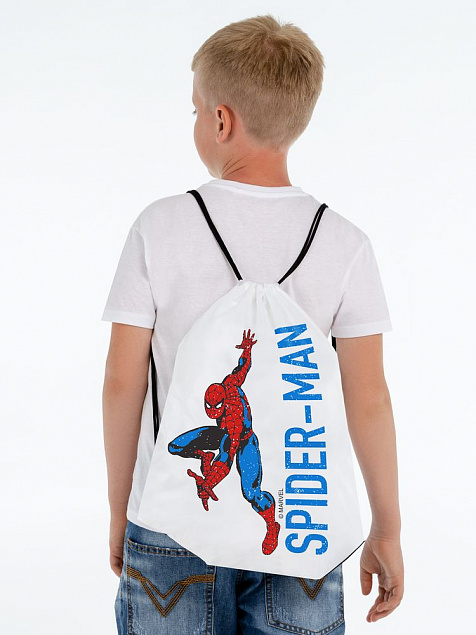 Рюкзак Spider-Man, белый с логотипом в Балашихе заказать по выгодной цене в кибермаркете AvroraStore