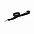 Ланъярд NECK, черный, полиэстер, 2х50 см с логотипом в Балашихе заказать по выгодной цене в кибермаркете AvroraStore